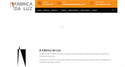 Desktop Screenshot of fabricadaluz.com.br